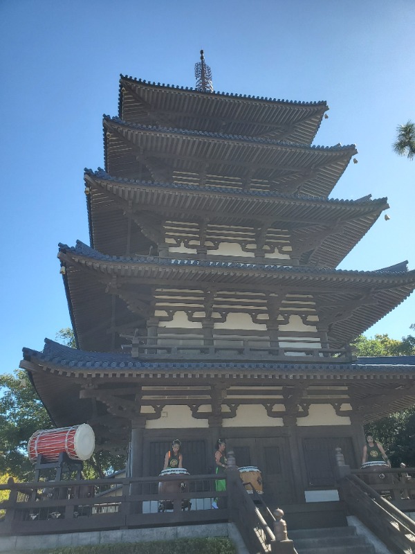 Matsuriza drummers in the Japan pavilion at EPCOT's World Showcase