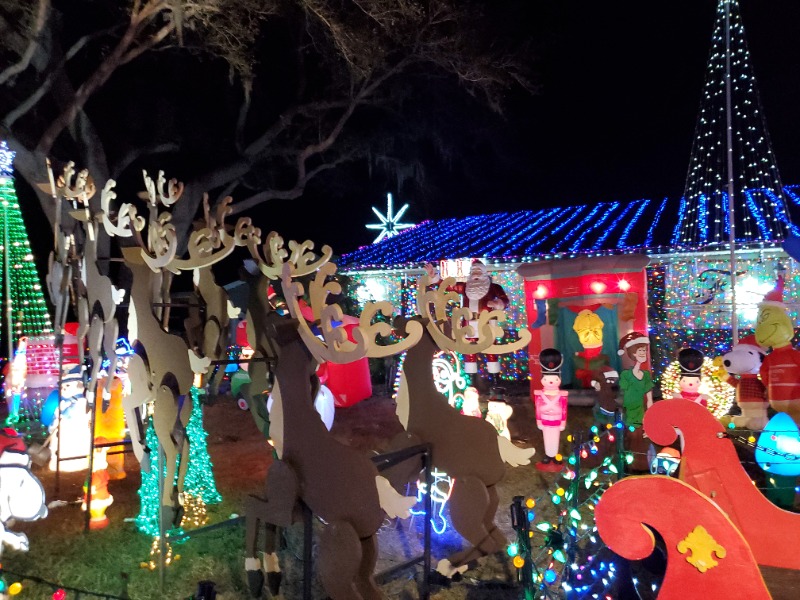 The Fyes' Crazy Christmas House in Casselberry, FL