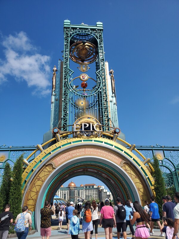 Chronos Tower at Epic Universe